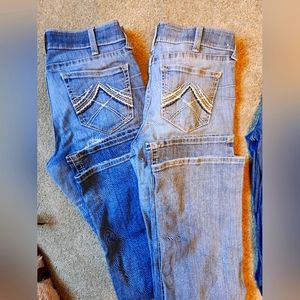 2 pair. Ariat R.E.A.L riding jeans. 31 long